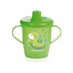 CANPOL BABY SOLJA 250ML NON SPIL 31/200 TOYS - GREEN