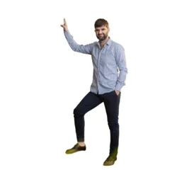 Doumos Muške pantalone, Teget
