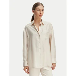 Weekend Max Mara Srajca Ebbri 2615191012 Écru Regular Fit