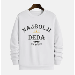 MAFIMI Muški duks Najbolji deda, Beli