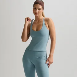 Cropp - Top na bretele - steel blue
