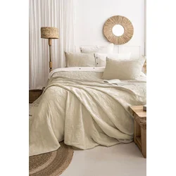Lessentiel Maison Set Prekrivač i jastučnice Bambi, 240x260 cm, Bež