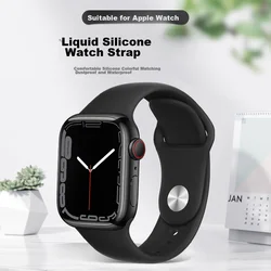 Weiqiantu Zamenska narukvica za pametni sat za Apple Watch, Crna