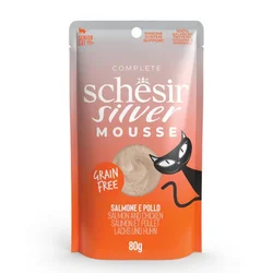 Schesir Cat Silver Mus – Piletina i Losos – 80 g