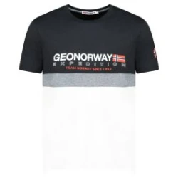 GEOGRAPHICAL NORWAY Majica kratak rukav jdouble db black men 254 M