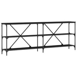 Konzolna stolica Crni hrast 200 x 30 x 75 cm Konstruirano drvo