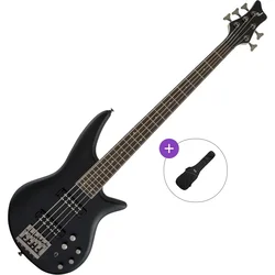 Jackson JS Series Spectra Bass JS3V IL Basic SET Satin Black 5 strunska bas kitara