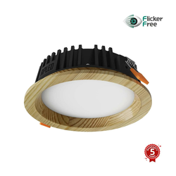 APLED - LED ugradno svetlo RONDO WOODLINE LED/6W/230V 4000K prečnik 15 cm masivna borovina
