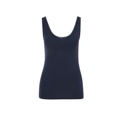 WE Fashion Top temno modra