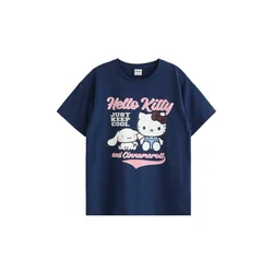 Lindex Majica Hello Kitty mornarska / roza / temno rdeča / bela