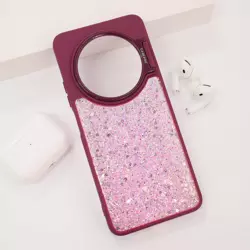 Maska Crystal Dots za Xiaomi Redmi 14C/ A4 (2025) bordo
