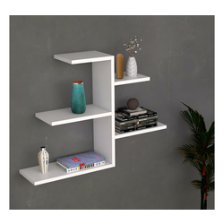 HANAH HOME Zidna polica Gami White
