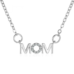 Ogrlica Mom - Srebrna KP28446