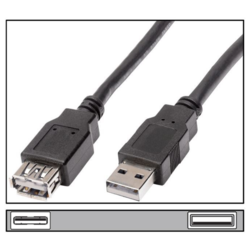 Kabl USB A-M/A-F 3m produA3ni