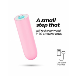 Mini vibrator Crushious Quackers roza