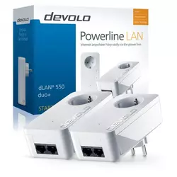 Devolo D 9303 dLAN 550 duo+ Starter Kit Powerline