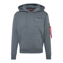 ALPHA INDUSTRIES Majica dimno modra/pastelno rumena/krvavo rdeča/bela
