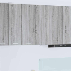 vidaXL Viseča omarica Riga 2 pcs Siva Sonoma in bela 30 x 31 x 80 cm