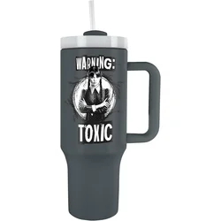 Termos čaša Pyramid - Wednesday - Warning: Toxic Tumbler 1200ml