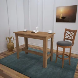 Hanah Home Trpezarijski sto Barra 120x93x60?cm Hrast