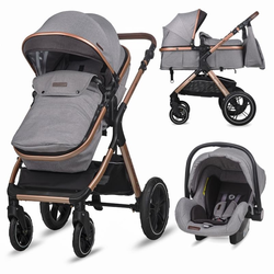 COCCOLLE Melora Kolica za bebe 3u1 - Siva
