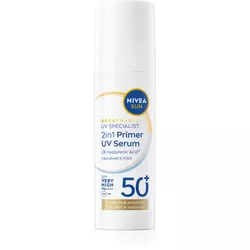 NIVEA Sun 2u1 PRIMER Daily UV serum za zaštitu kože lica od sunca SPF 50+ 30ml