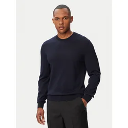 BOSS Pulover H-Leno 50565469 Mornarsko modra Regular Fit
