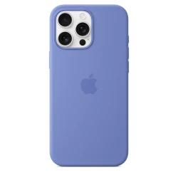 iPhone 16 Pro Max Silicone Case sa MagSafe-om – Periwinkle