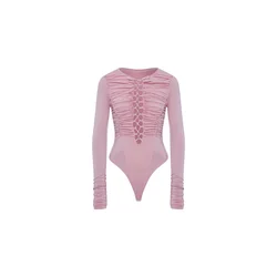 Embody Ženski bodi Hailey, Roze