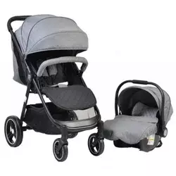 Kolica za bebe Sindy 2u1 SET sa autosedištem Siva
