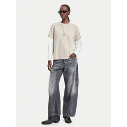 G-STAR Majica Unit D29896-B771 Bež Regular Fit