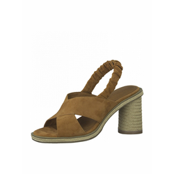 Sandali Tamaris Donna TOUCHit Con Tacco A Blocco 6 Cm - Pelle E Tecnologia ANTIshokk