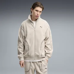 PUMA Essentials Elevated Relaxed Winterized Track Jacket Men, Clothing, Silver Fog, S