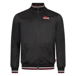 LONSDALE Jopa na zadrgo Irthing karminsko rdeča/črna/bela