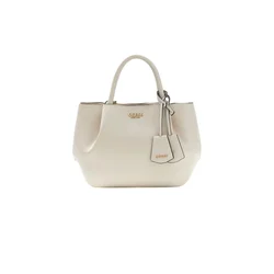 GUESS Ročna torbica Amorette Girlfriend off-bela