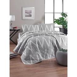 Lessentiel Maison Komplet posteljine Olivia, 200x220 cm, Sivi
