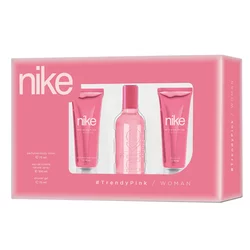 Nike Set za žene Perfumes Toaletna voda Trendy Pink, 100 ml + Gel za tuširanje, 75 ml + mleko za telo, 75 ml