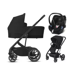 CYBEX otroški voziček Balios S Lux Black Aton 5, 3v1