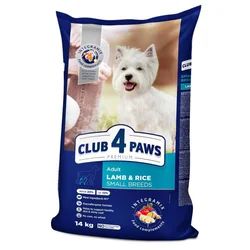 Club 4 Paws Premium suva hrana za pse Mini, Jagnjetina i pirinač, 14 kg