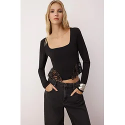Trendyol Milla ženska bluza Tpraw26Bz00033, crna