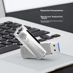 DM Damai USB Flash memorija, 128GB, USB 3.0, USB 3.2, USB 3.1, Srebrne boje