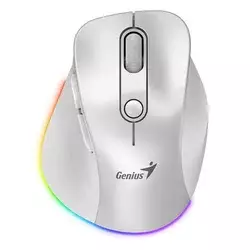 Genius Bežični miš Ergo 9000S Pro, USB, Beli