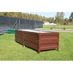 Polimerna visoka greda – 40 cm RJAVA