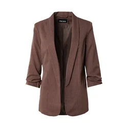 PIECES Blazer PCBOSELLA temno rjava/bela