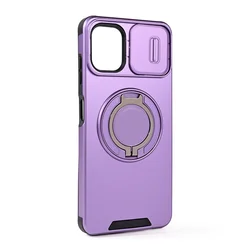 Maska za telefon Samsung A065F Galaxy A06 CAMSHIELD RING STAND, Ljubičasta