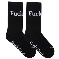 Nogavice HOLY BLVK - FUCK GOD. - HB042