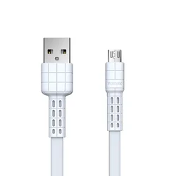 Remax Kabl za punjenje i prenos podataka Armor RC-116M, Micro USB, 2.4A, 1 m, Bijeli