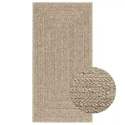 Tepih ZIZUR bež 60 x 110 cm s izgledom jute unutarnji i vanjski
