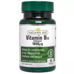 NATURES AID Vitamin B12 1000 – 90 sublingvalnih tableta
