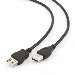 Gembird USB 2.0 A M/FM USB kabl 3m Crno